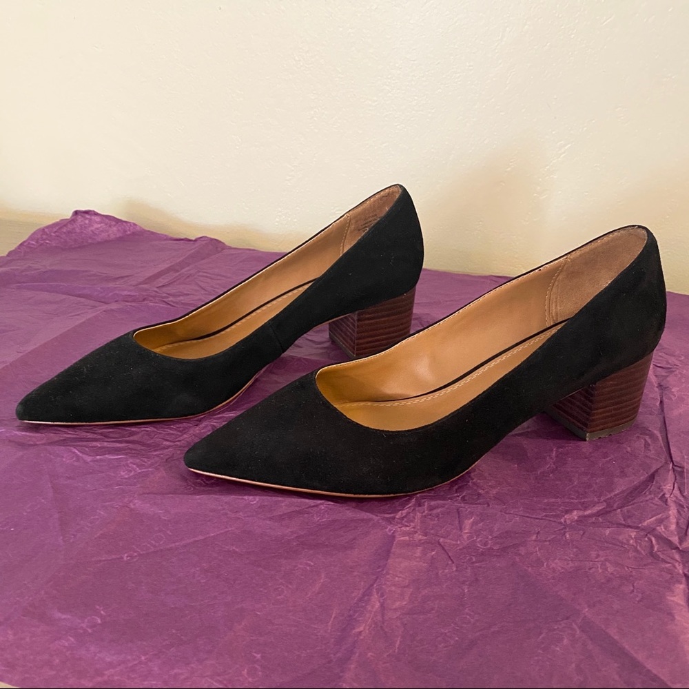 Pump  Crown Vintage black suede Sz 9/40